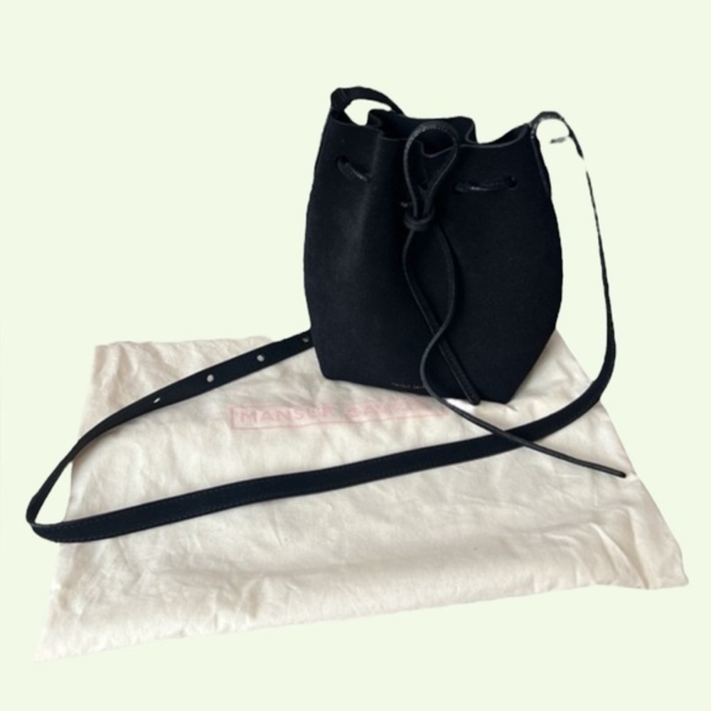 MANSUR GAVRIEL Suede Crossbody Bag with Dust Bag